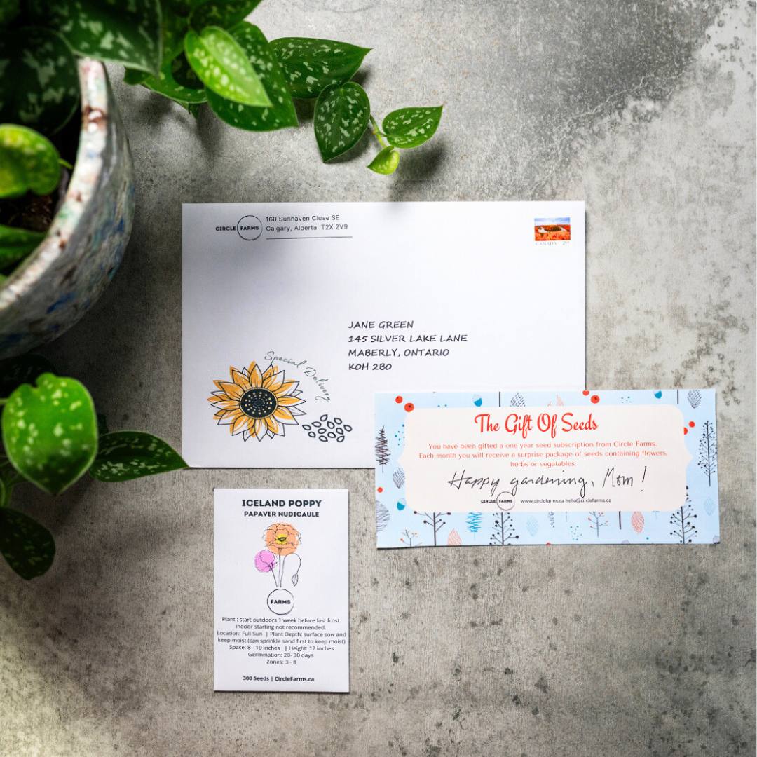plant seed subscription Mothers Day Gardening Gift – Canadian Seed Subscription