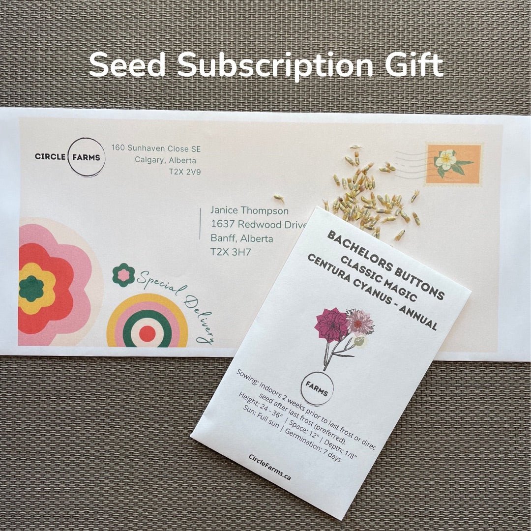 Canadian Seed Subscription - 1 Year Mixed Seeds Gift Subscription - Circle Farms seeds