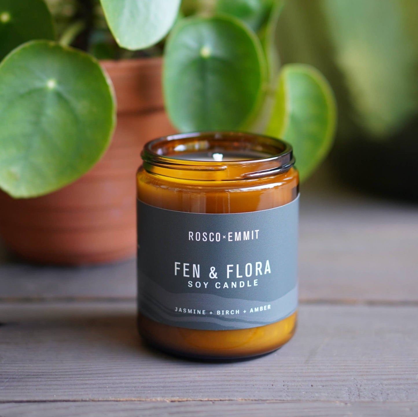 Soy Candle - Fen & Flora (8 oz)