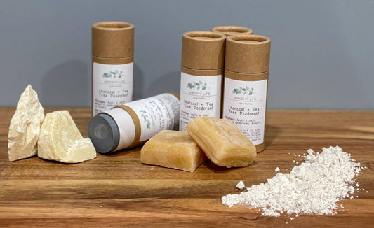 Charcoal & Tea Tree Natural Deodorant - Circle Farms seeds