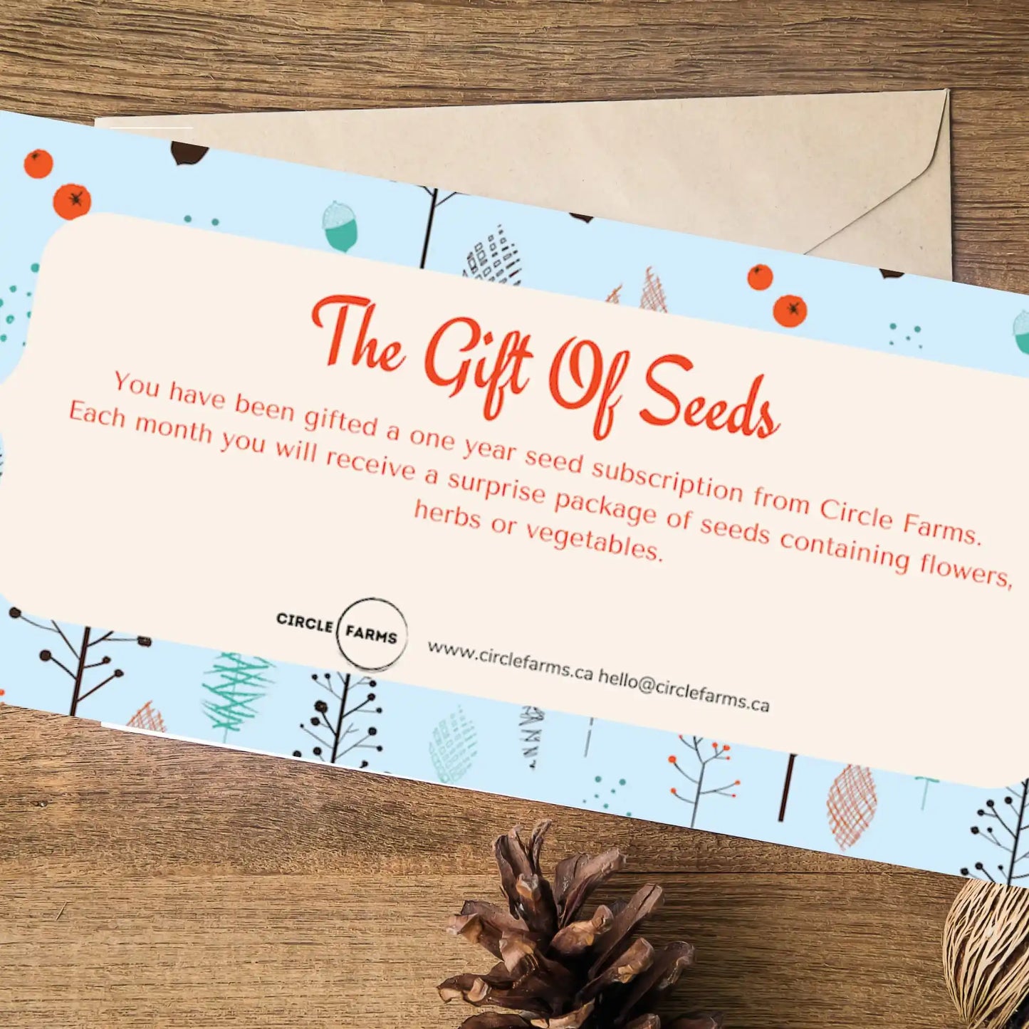 Canadian Seed Subscription – 1-Year Mixed Seeds Gift