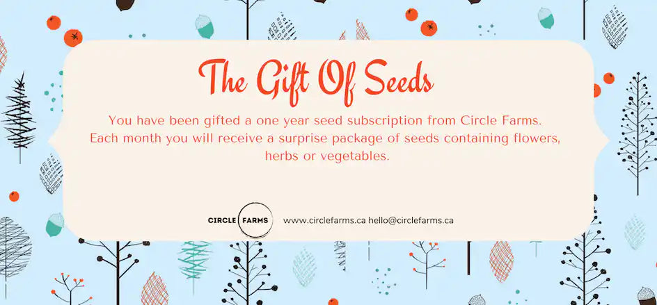 Canadian Seed Subscription – 1-Year Mixed Seeds Gift