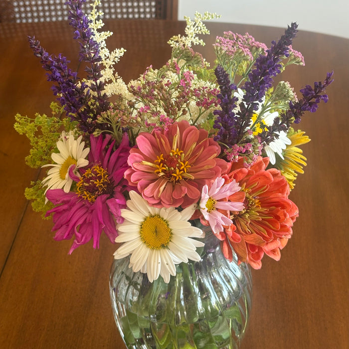 First bouquet of the year from my cutting garden 