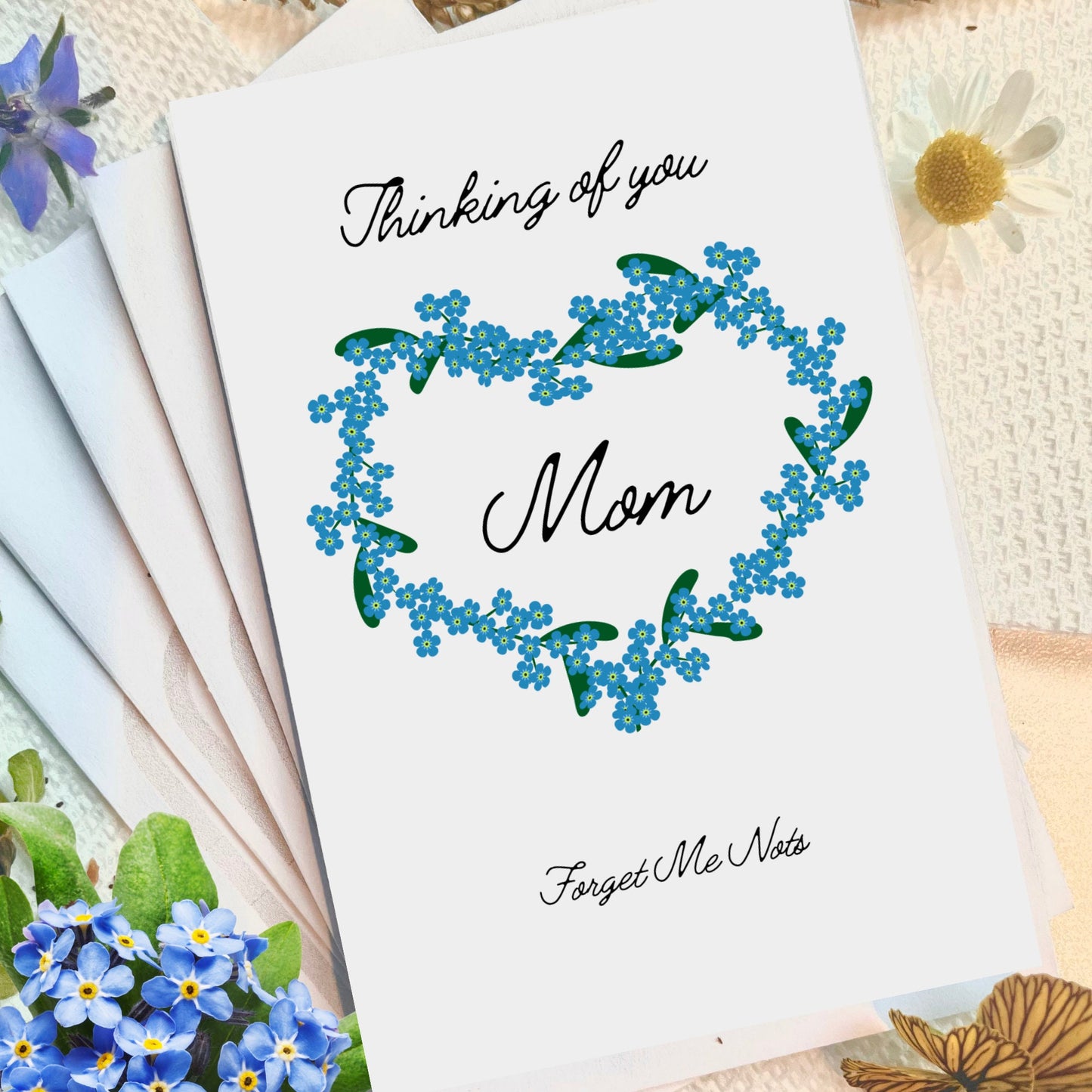Forget Me Nots "Thinking Of You Mom" Mother's Day Gift